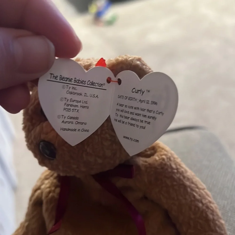 1996 Beanie Baby Curly - Picture 3 of 4